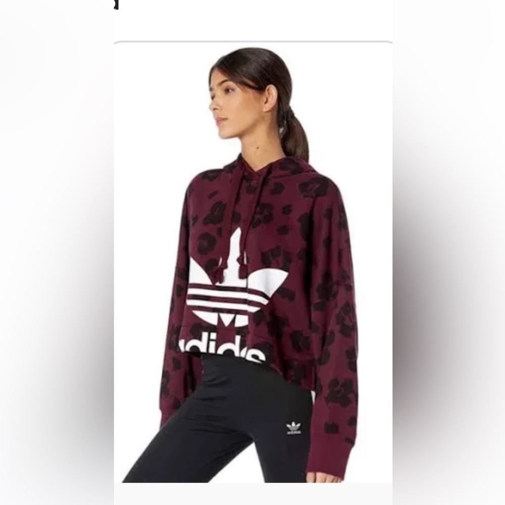 Adidas cropped hoodie